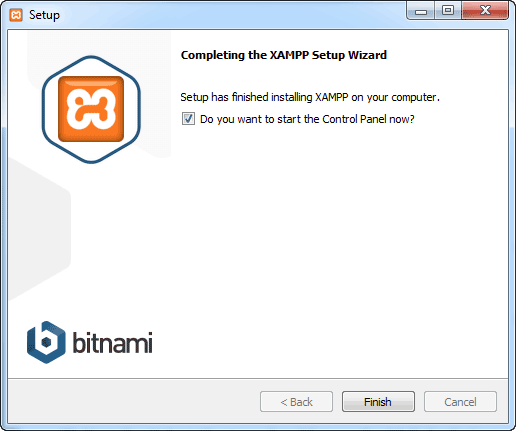 Launch XAMPP