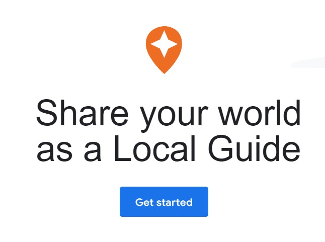Sign up as a local guide on Google map