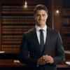 Male lawyer with formal suit
